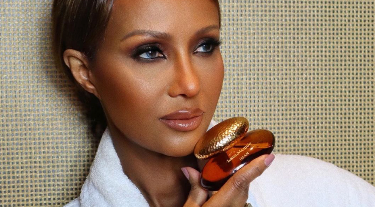Iman's Love Memoir Perfume Hits Shelves With a Roar Iman's Love Memoir Perfume Hits Shelves With a Roar