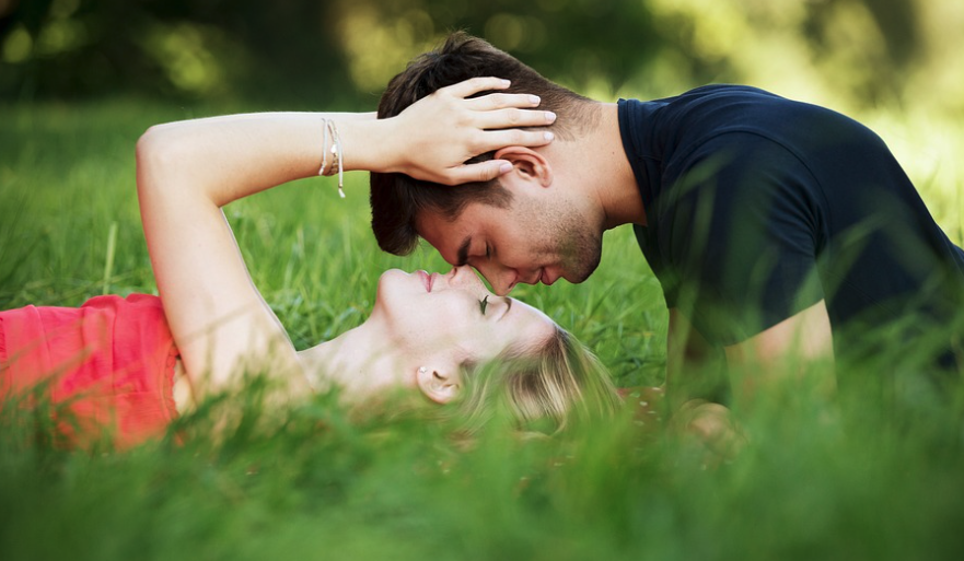 romantic picture of man and woman