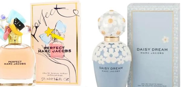 marc jacobs top 5 perfumes