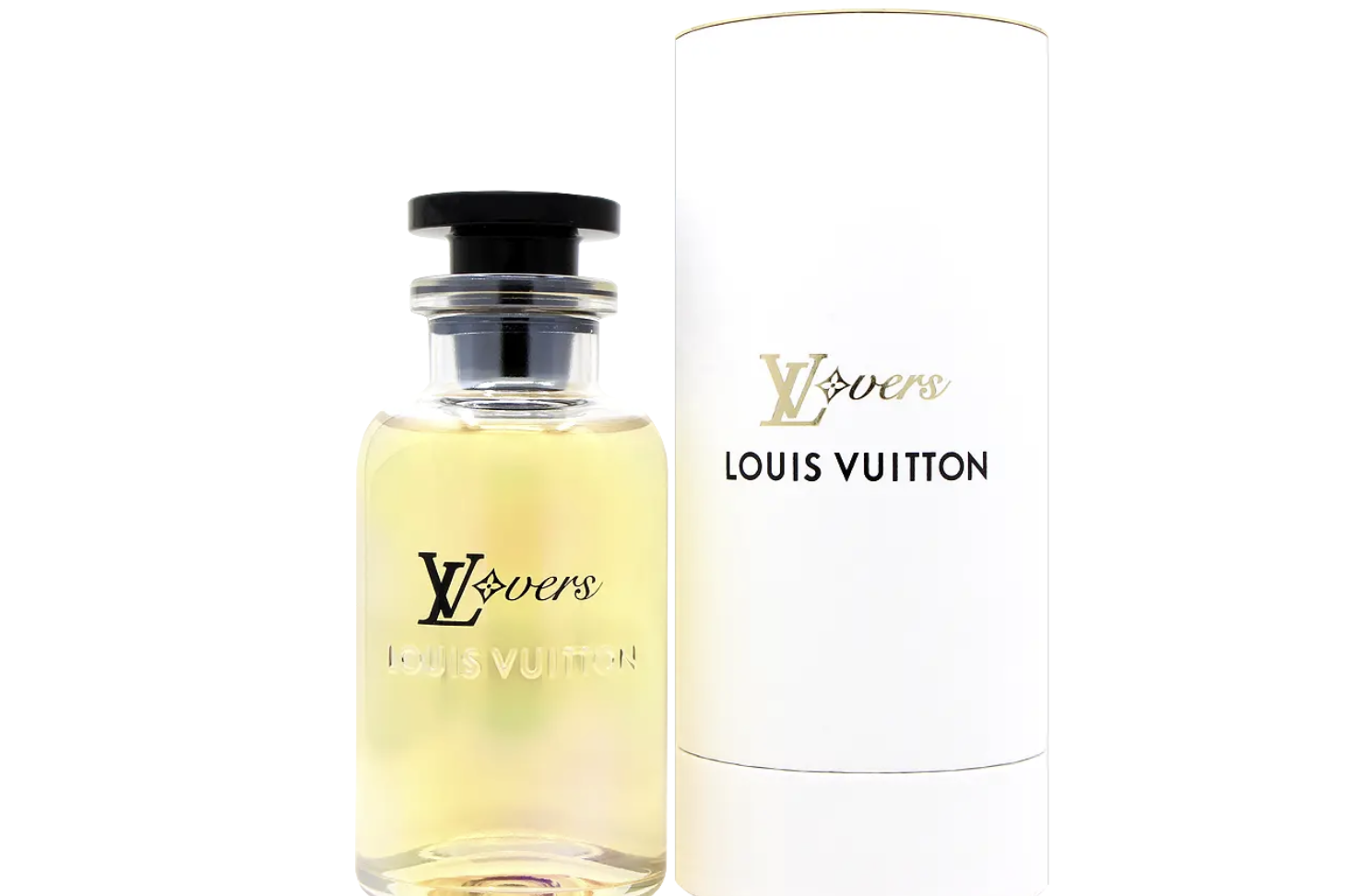 lovers perfume bottle and package