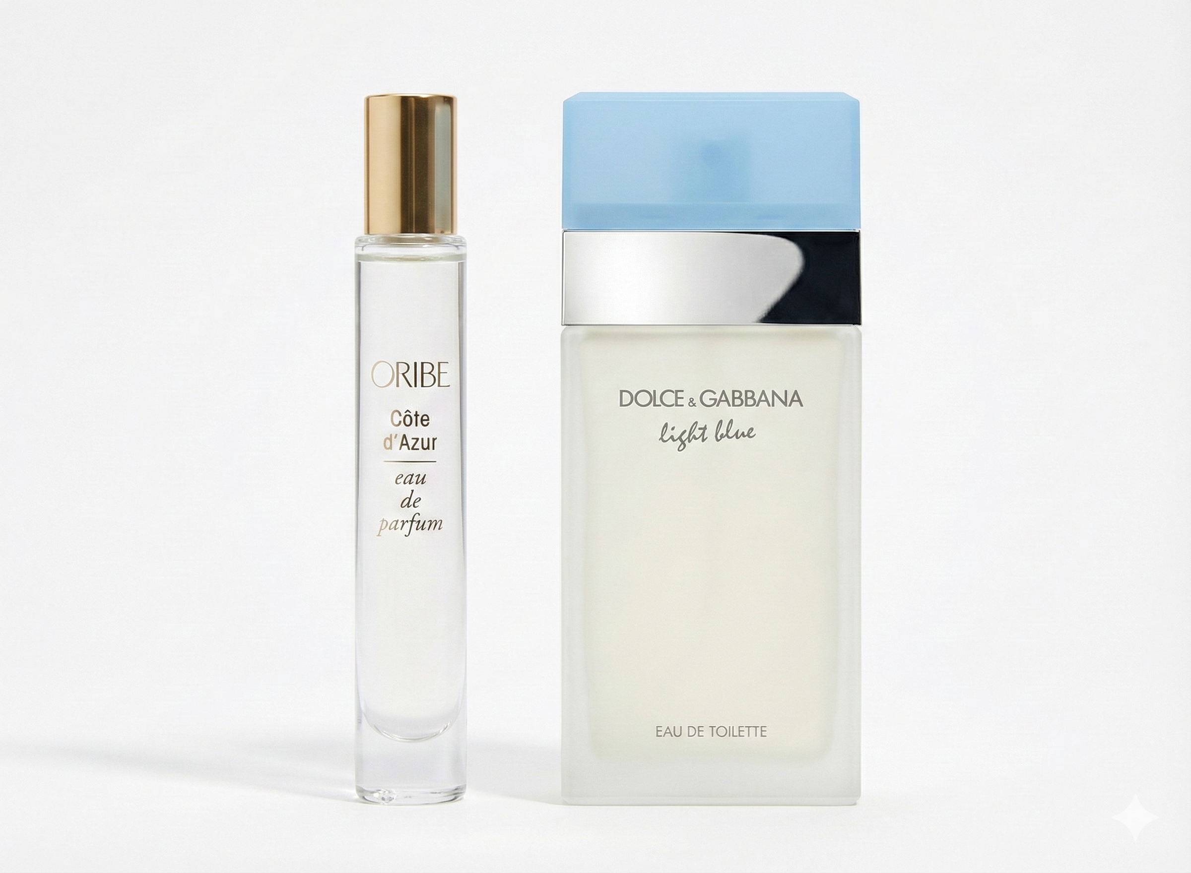 Battle of the Clean Scents: Oribe Côte d’Azur vs. Dolce & Gabbana Light Blue