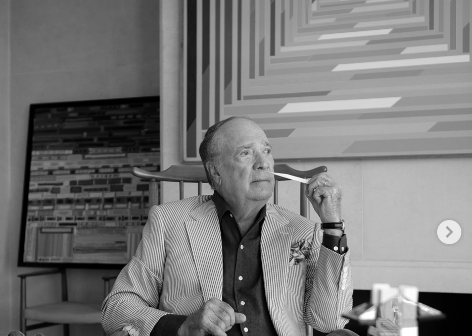 Olivier Creed, sixth-generation descendant of James Henry Creed and guardian of The House of Creed’s extraordinary heritage., in a black and white photo gazing off.