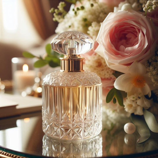 perfume bottle rose 