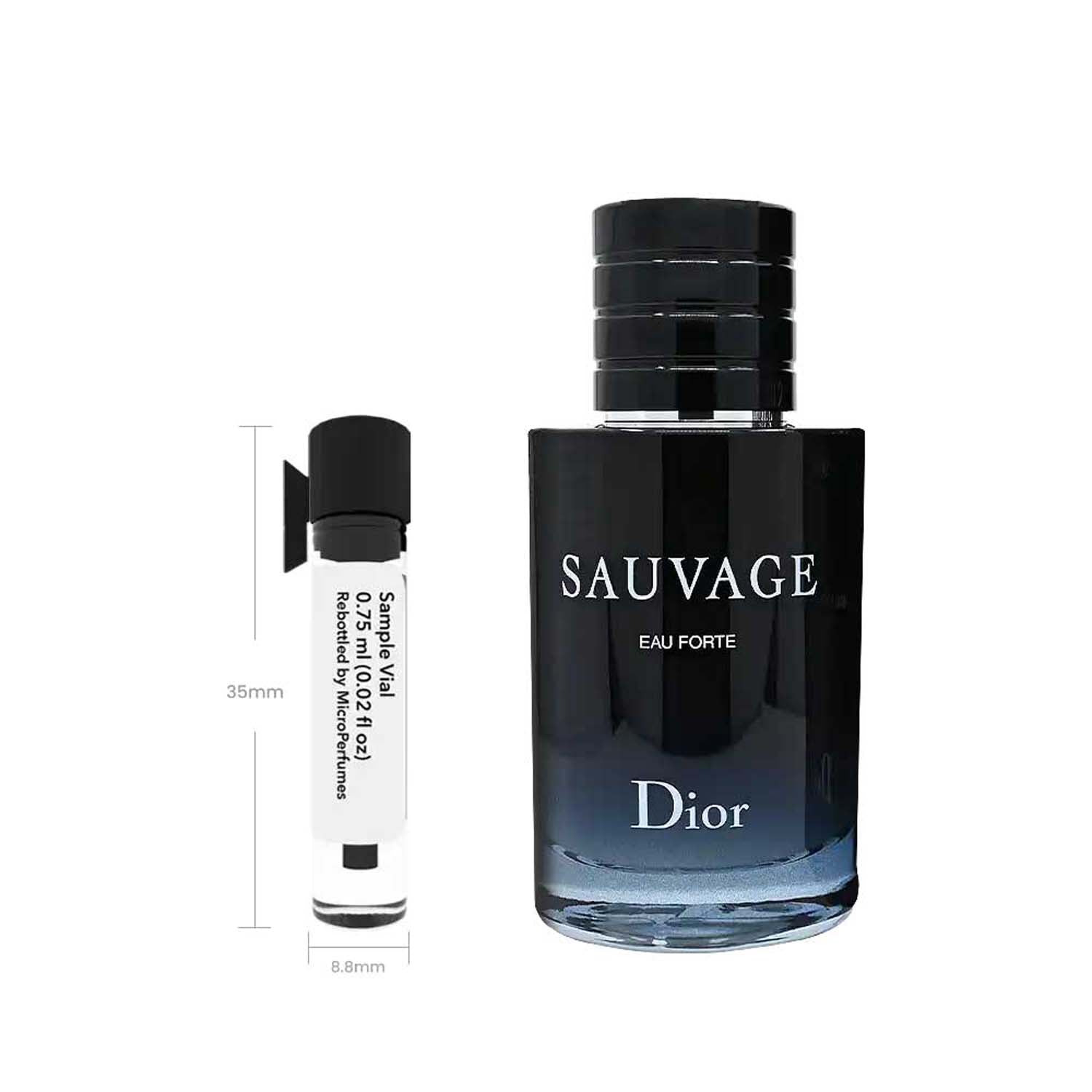 Sauvage Eau Forte by Christian Dior Parfum Sample Vial for Men