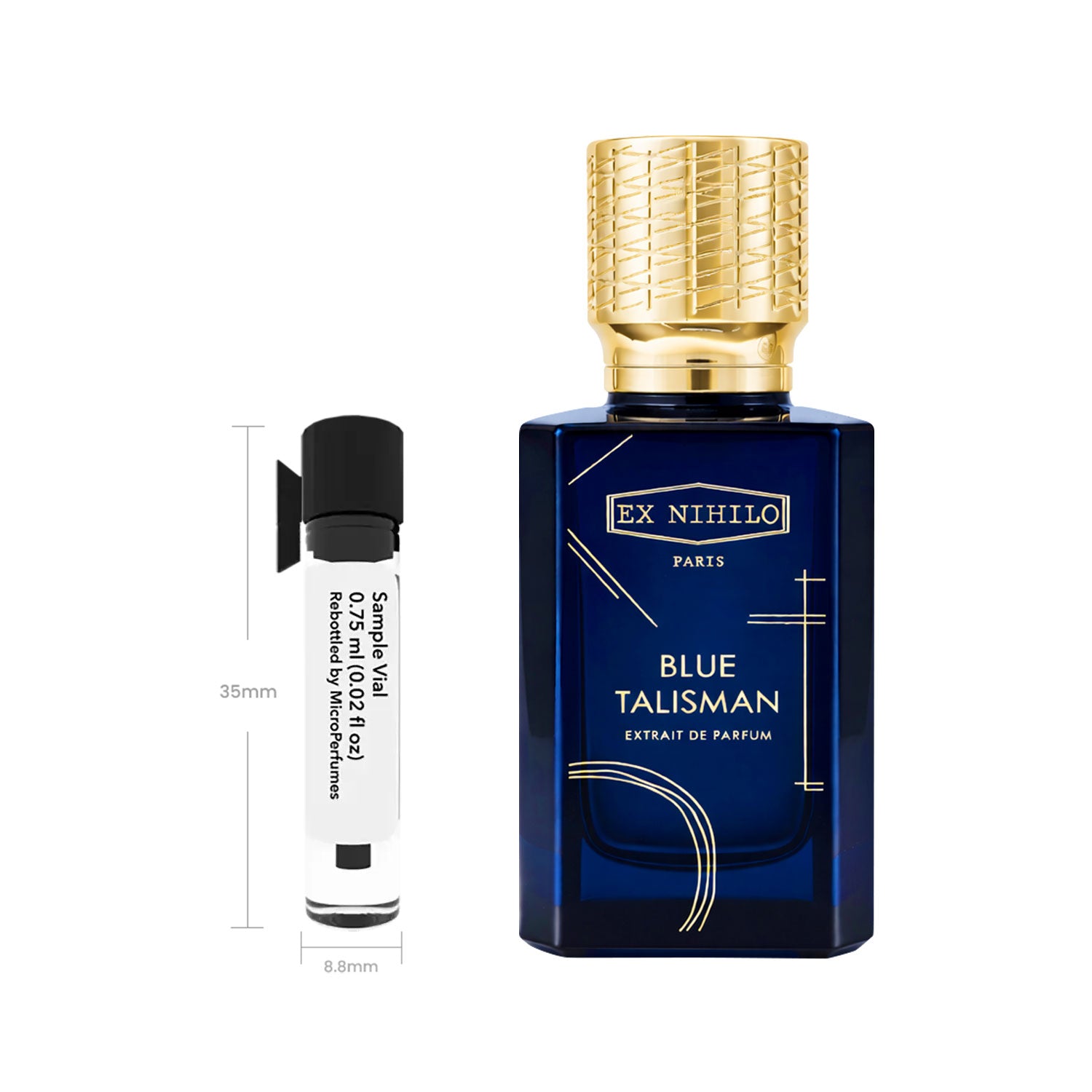 Extrait Parfume Example Ex Nihilo Blue Talisman Extrait Parfum 0.75ml Sample Vial Decant Unisex ...