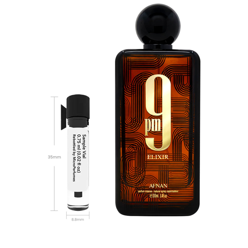 9 PM Elixir Parfum - Sample Vial – MicroPerfumes.com
