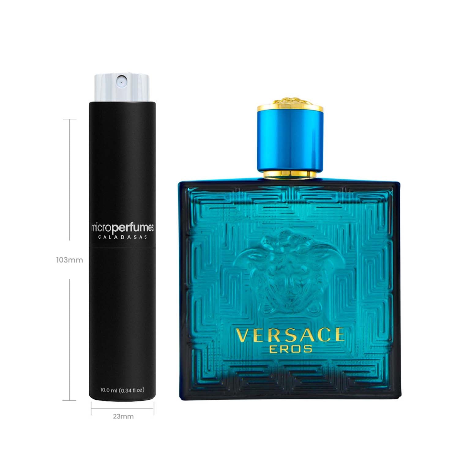 Eros by Versace Eau de Toilette Travel Spray XL for Men