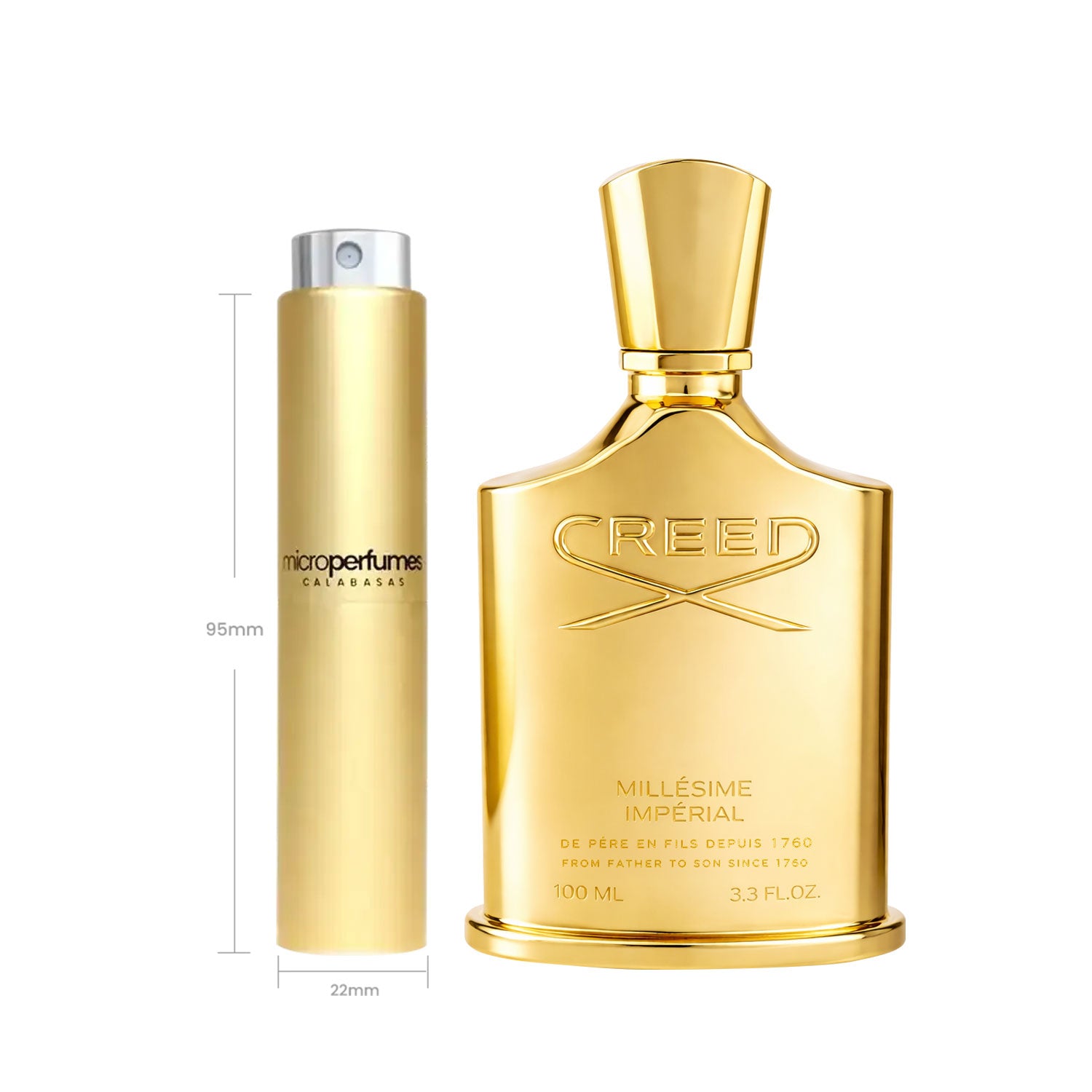 Millesime Imperial by Creed Eau de Parfum Travel Spray for Men