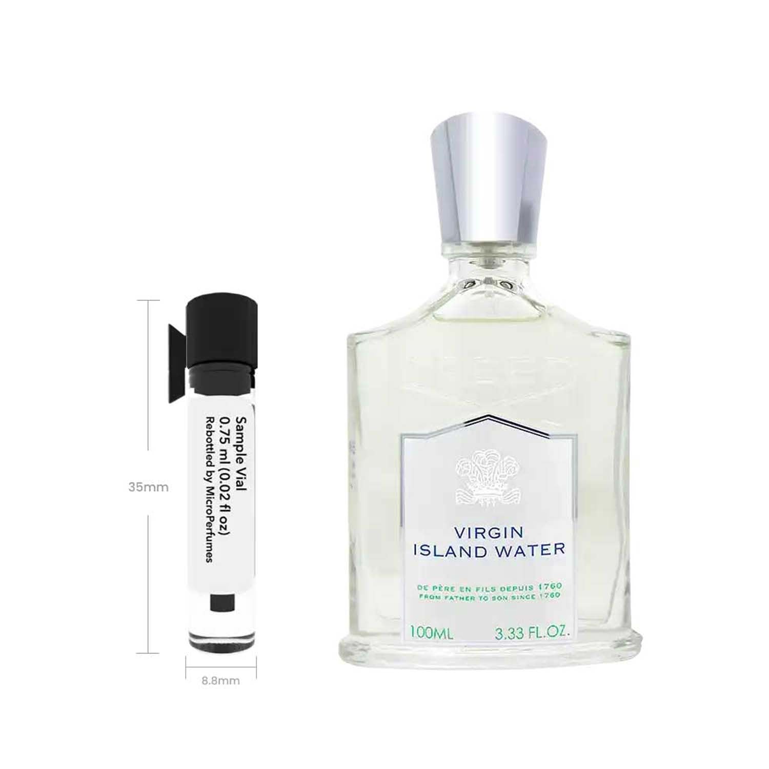 Virgin Island Water by Creed Eau de Parfum Sample Vial for Men