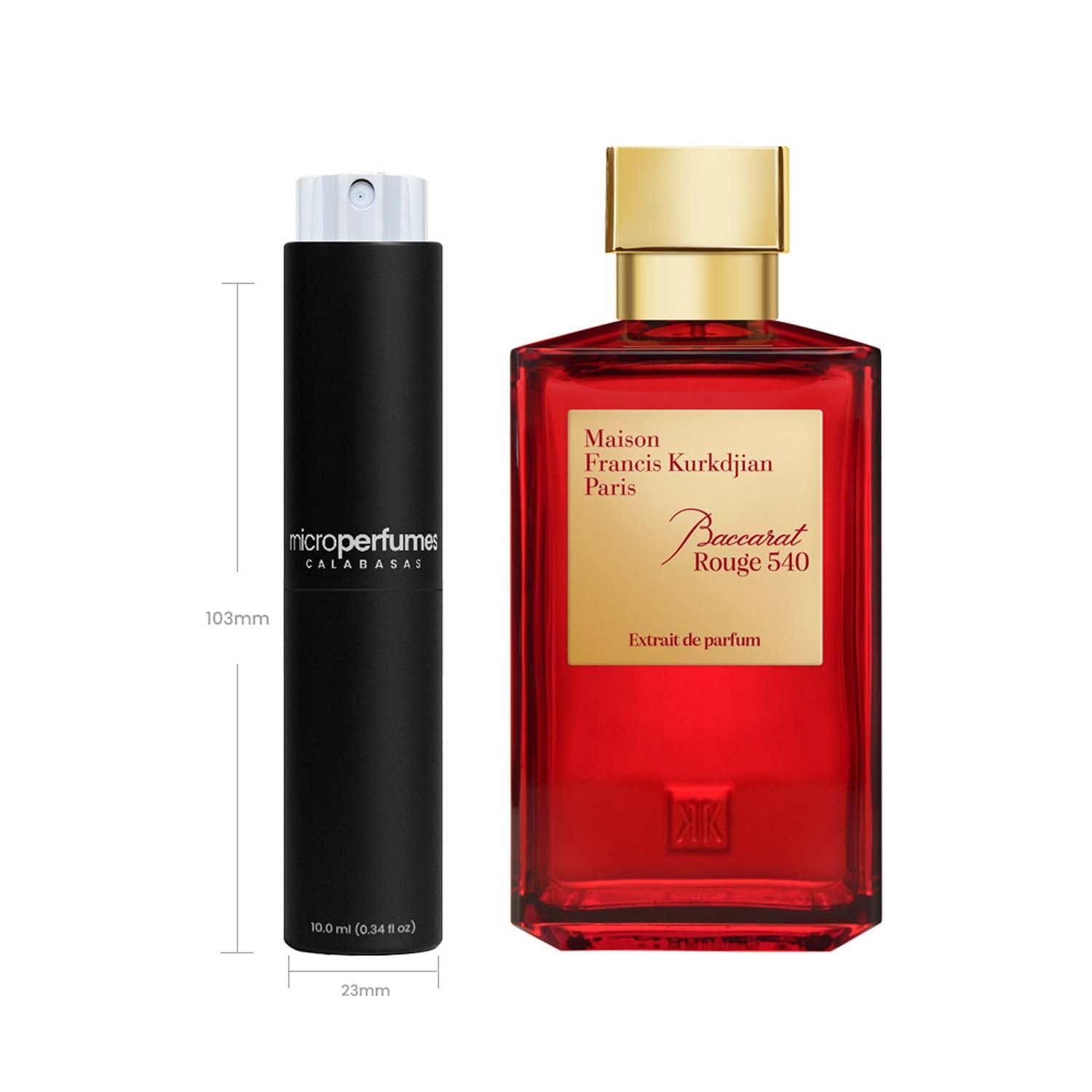 Baccarat Rouge 540 Extrait - Travel Spray XL – MicroPerfumes.com