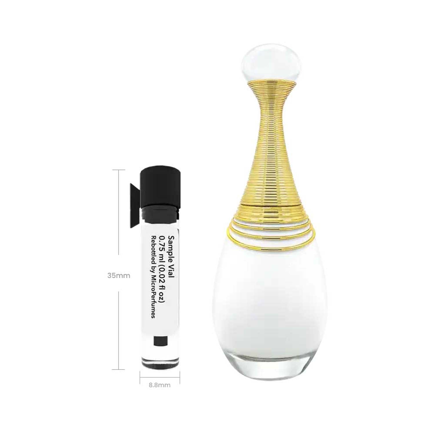 J'adore Parfum d'eau by Christian Dior Eau de Parfum Sample Vial