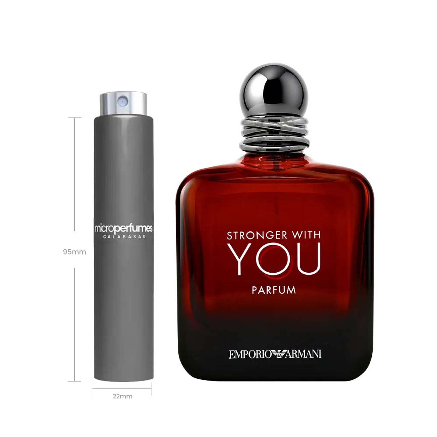 Stronger With You by Giorgio Armani Parfum Travel Spray for Men
