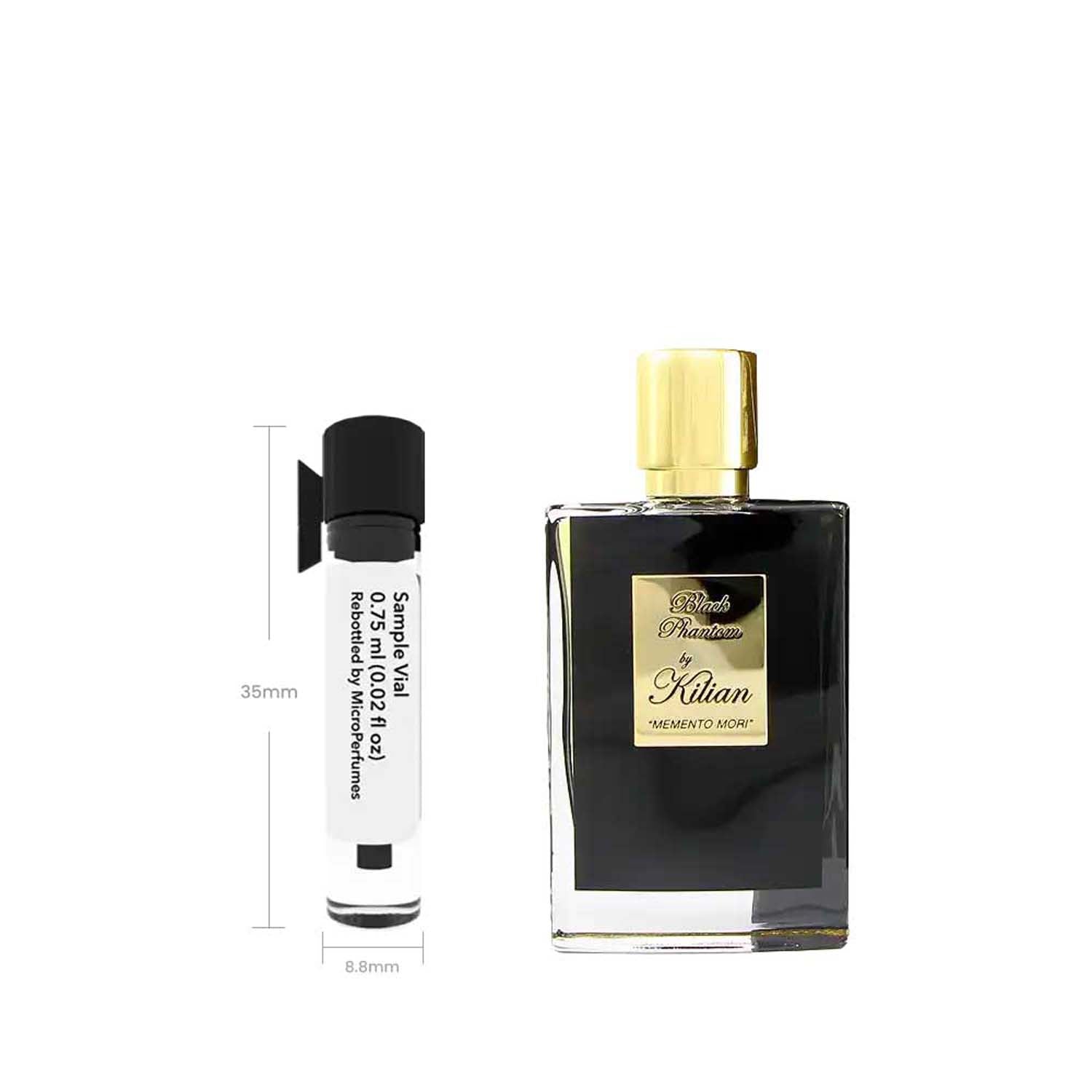Black Phantom - Memento Mori by Kilian Eau de Parfum Sample Vial