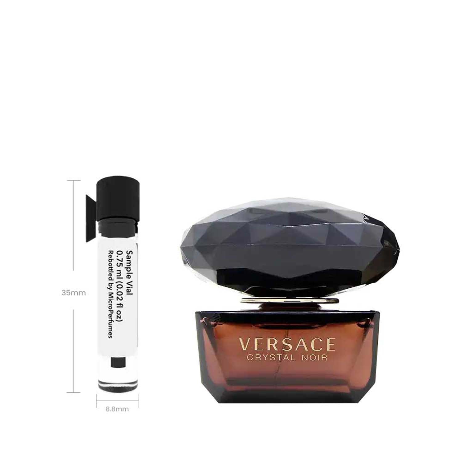 Crystal Noir by Versace Eau de Toilette Sample Vial for Women
