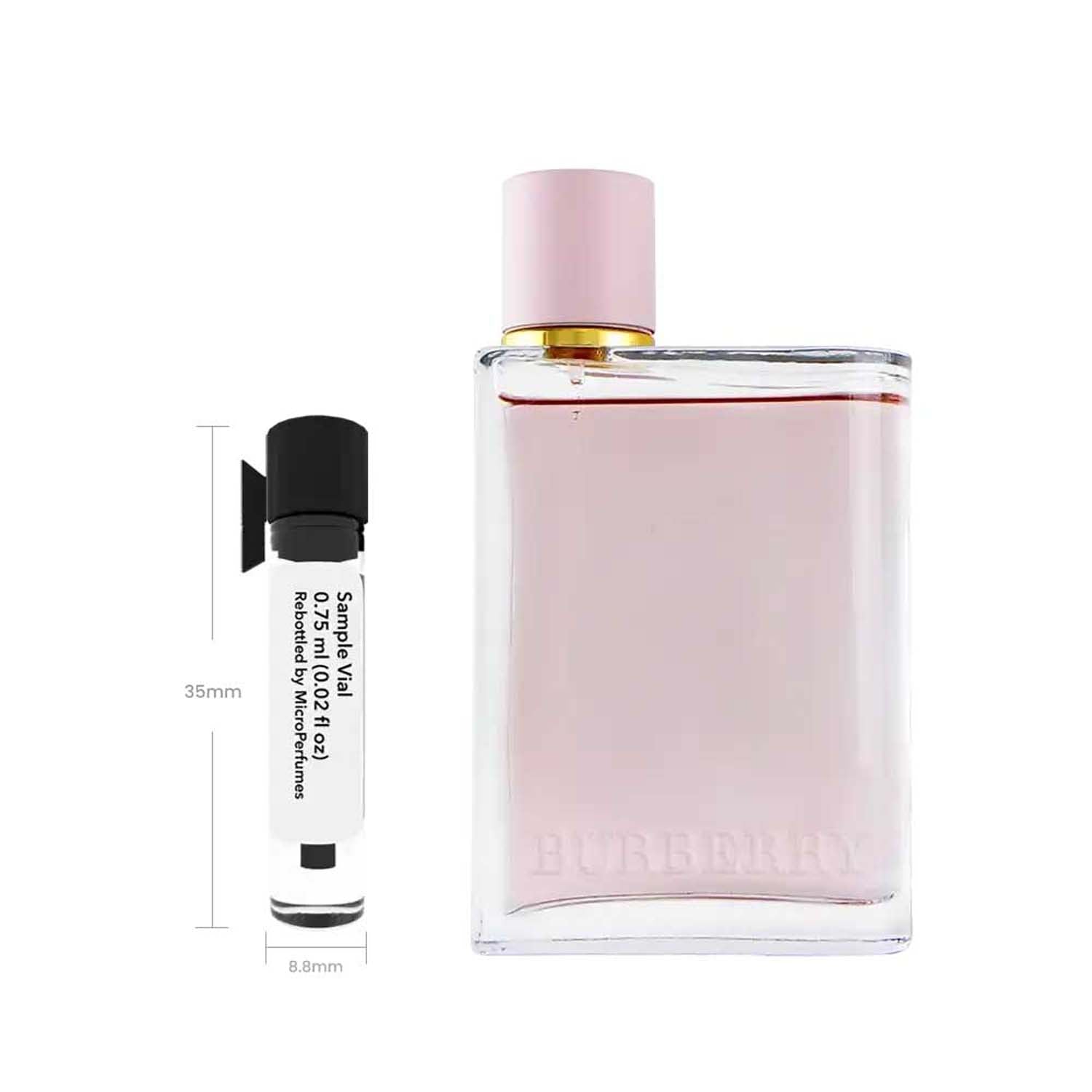 Her by Burberry Eau de Parfum Sample Vial for Women