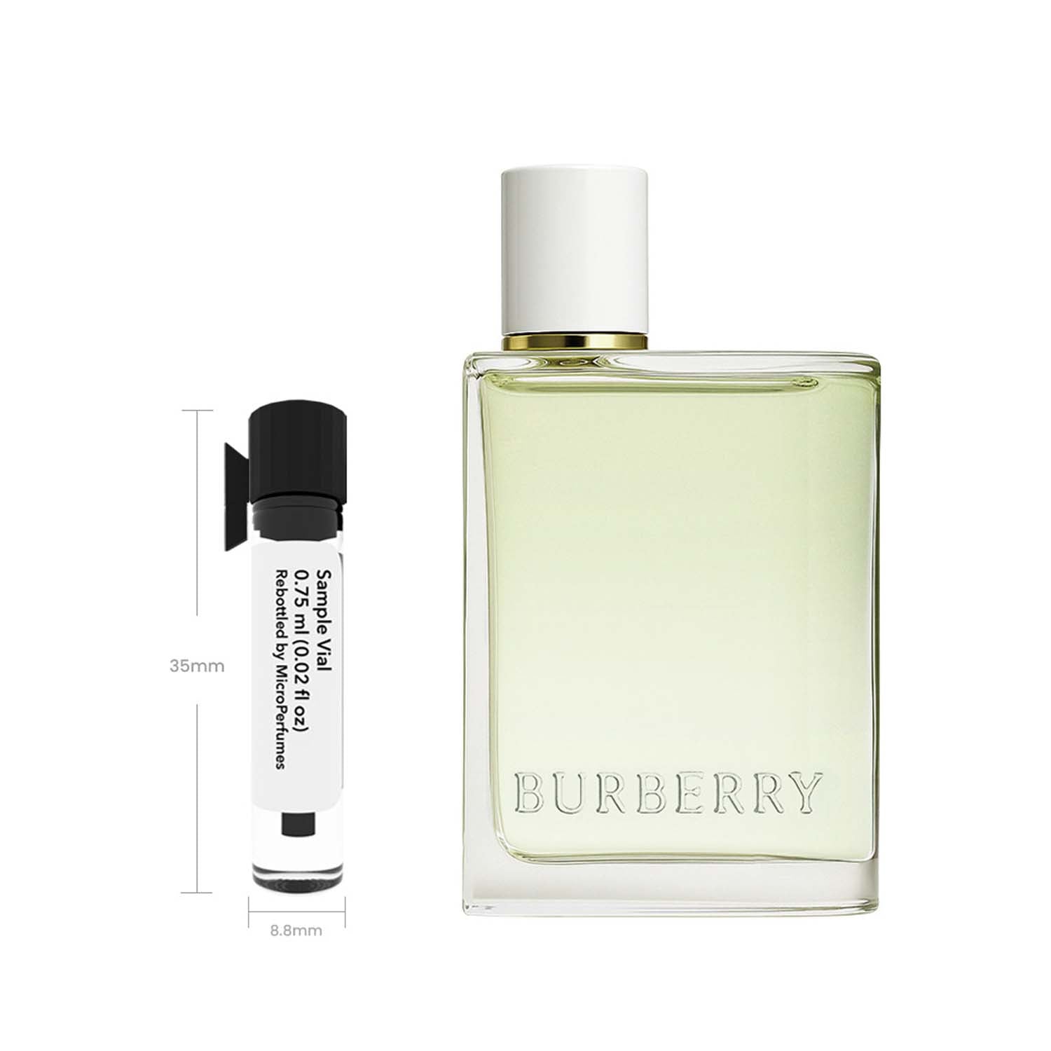 Her by Burberry Eau de Toilette Sample Vial for Women