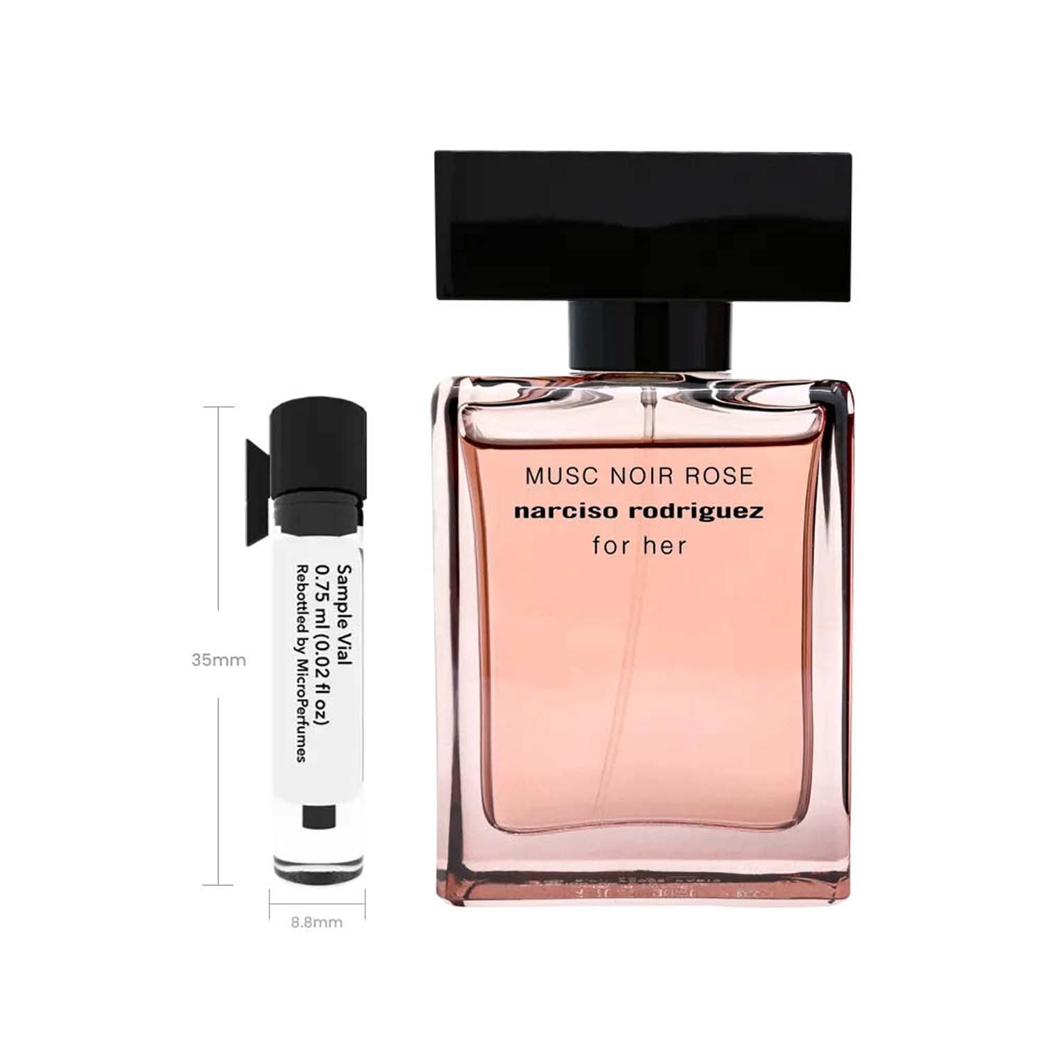 Musc Noir Rose by Narciso Rodriguez Eau de Parfum Sample Vial for