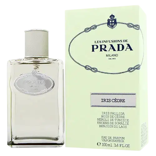 Shop for samples of Infusion d'Iris Cedre (Eau de Parfum) by Prada for  women and men rebottled and repacked by 
