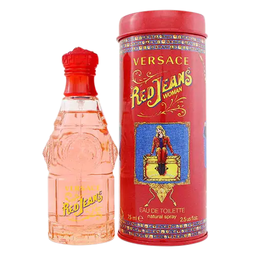 Shop for samples of Red Jeans (Eau de Toilette) by Versace for women  rebottled and repacked by