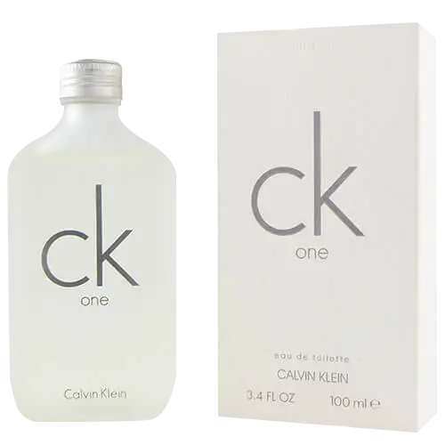 Calvin Klein CK One for Men & Women - Citrus unisex fragrance, Top notes:  Green Tea, Bergamot, Cardamom